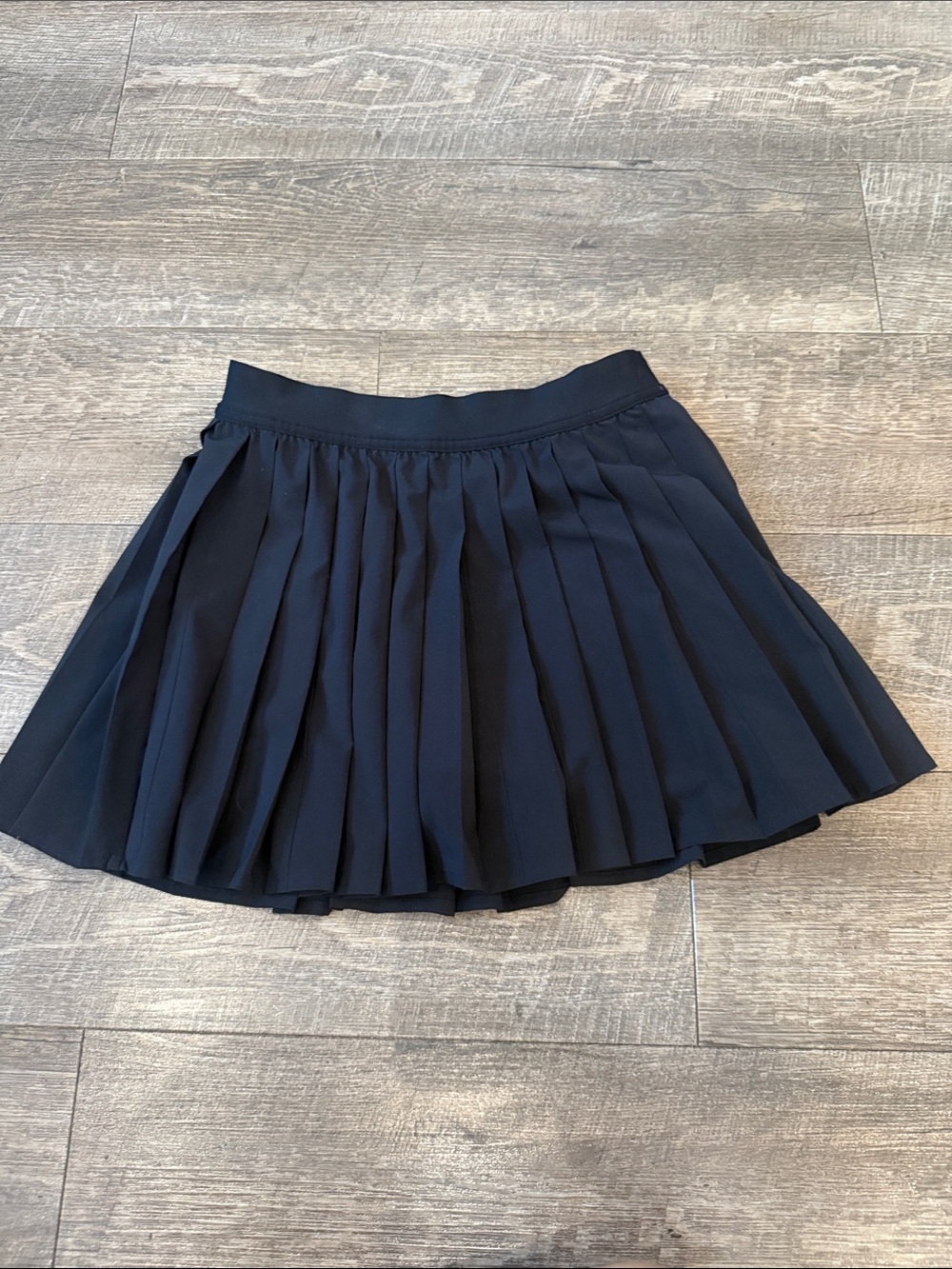 lululemon athletica Black Pleated Athletic Mini Skirt